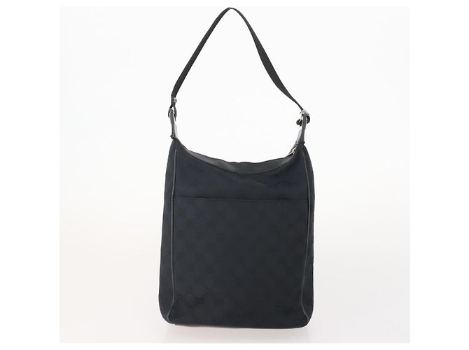 Borsa a Spalla GG Canvas Gucci in Nylon e Pelle 3 Pezzi Nera Auth fm5310 Nero - vista 3
