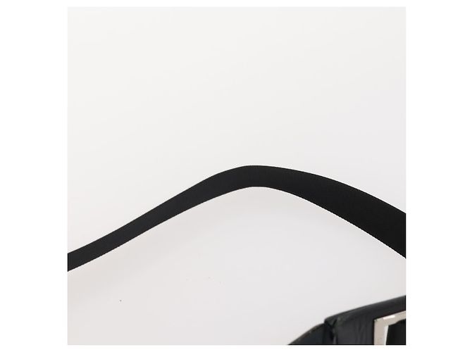 Borsa a Spalla GG Canvas Gucci in Nylon e Pelle 3 Pezzi Nera Auth fm5310 Nero - vista 6