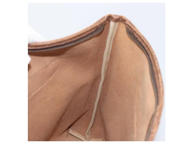 Gucci Borsa Tote GG Supreme in PVC beige e oro 002 39 6130 Auth BA11743 D'oro - vista 20