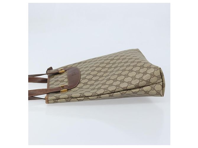 Gucci Borsa Tote GG Supreme in PVC beige e oro 002 39 6130 Auth BA11743 D'oro - vista 5
