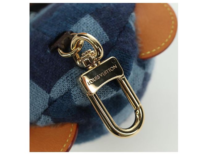 LOUIS VUITTON Portachiavi Bear in pelle marrone M03206 LV Auth YKZ811SAM - vista 15