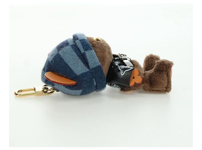 LOUIS VUITTON Portachiavi Bear in pelle marrone M03206 LV Auth YKZ811SAM - vista 17
