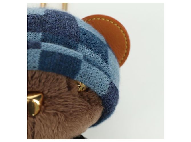 LOUIS VUITTON Portachiavi Bear in pelle marrone M03206 LV Auth YKZ811SAM - vista 7