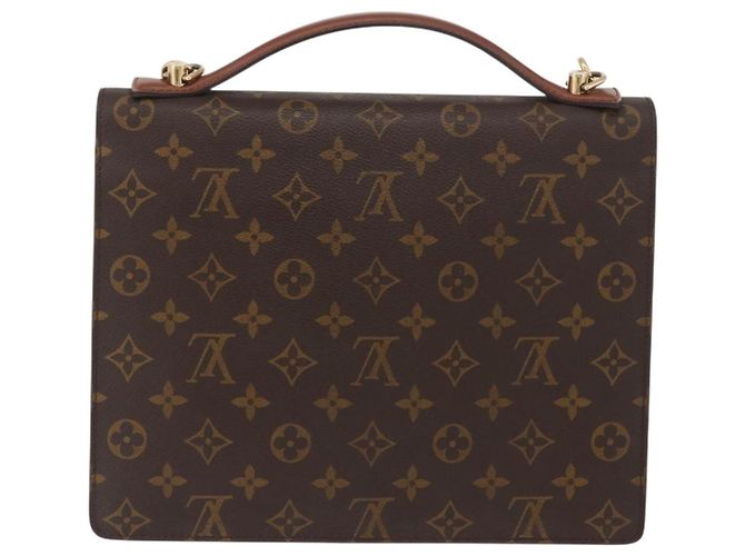 LOUIS VUITTON Borsa Monceau 28 M51185 Auth LV YKZ219A Monogramma - vista 2