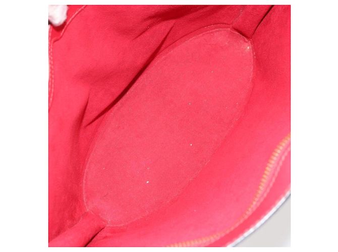 LOUIS VUITTON Epi Saint Jacques Alças Longa Bolsa de Mão Vermelha M52337 Auth ARZ870 Vermelho - vista 16