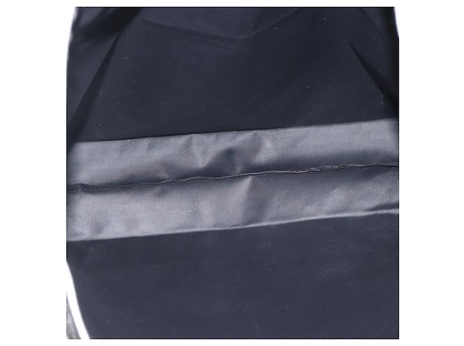 Borsa Tote VERSACE in Nylon Nero Argento Auth ka3538 - vista 11