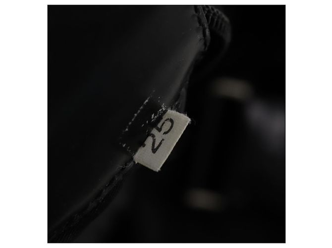 PRADA Boston Bag Nylon 2way Black Silver Auth YKZ057 Silvery - view 23