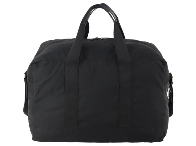 PRADA Boston Bag Nylon 2way Black Silver Auth YKZ057 Silvery - view 3