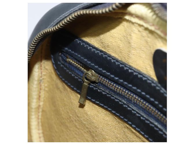 Borsa a Spalla Gucci GG Supreme Sherry Line PVC Blu Navy Oro Auth BAZ417 D'oro - vista 21