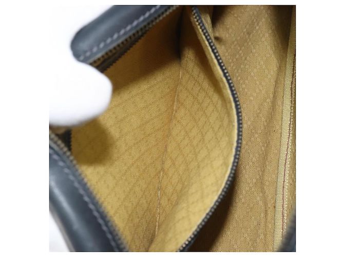 Borsa a Spalla Gucci GG Supreme Sherry Line PVC Blu Navy Oro Auth BAZ417 D'oro - vista 22