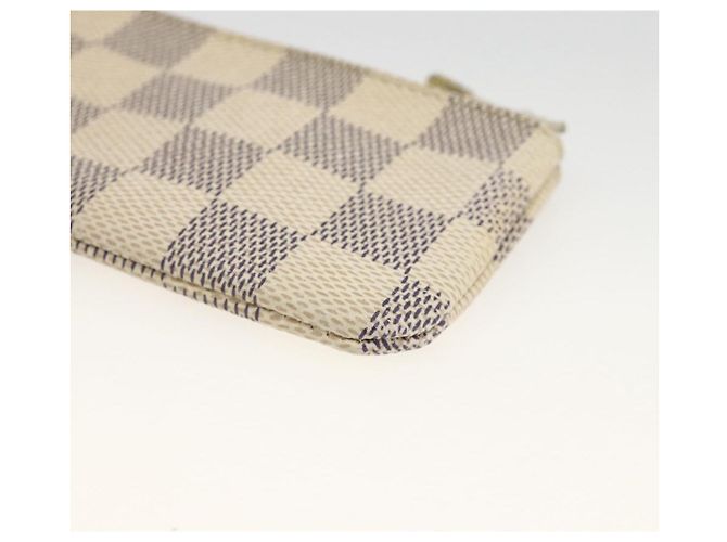 LOUIS VUITTON Pochette Cles Damier Azur Monedero N62659 LV Auth BAZ751 - vista 10
