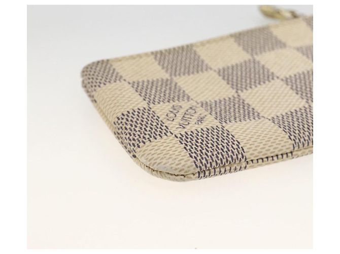 LOUIS VUITTON Pochette Cles Damier Azur Monedero N62659 LV Auth BAZ751 - vista 11