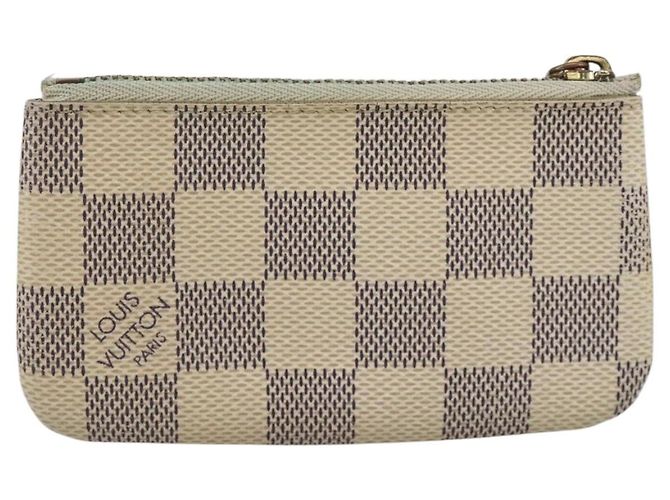 LOUIS VUITTON Pochette Cles Damier Azur Monedero N62659 LV Auth BAZ751 - vista 3
