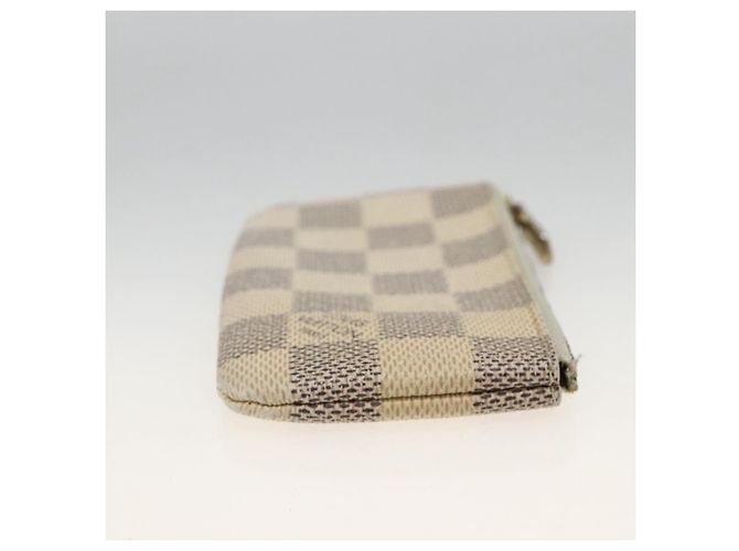 LOUIS VUITTON Pochette Cles Damier Azur Monedero N62659 LV Auth BAZ751 - vista 5
