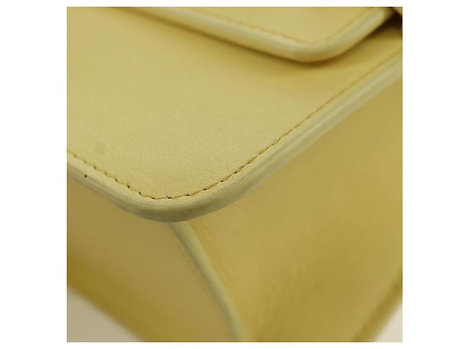BALLY Borsa in pelle con logo BALLY limitata a 30 pezzi oro giallo Auth am11184SM D'oro - vista 12