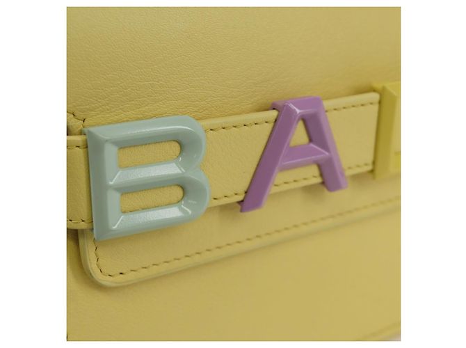 BALLY Borsa in pelle con logo BALLY limitata a 30 pezzi oro giallo Auth am11184SM D'oro - vista 15