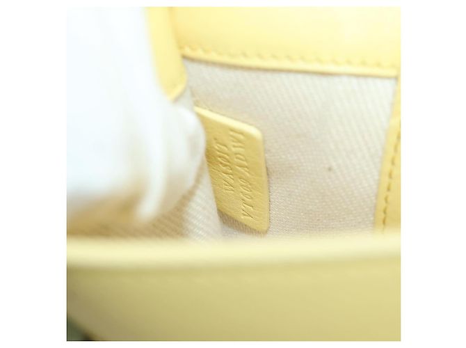 BALLY Borsa in pelle con logo BALLY limitata a 30 pezzi oro giallo Auth am11184SM D'oro - vista 23