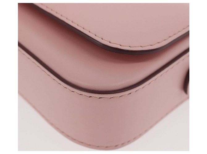 Borsa a spalla a catena Cartier in pelle rosa e oro Auth 167176SM D'oro - vista 11