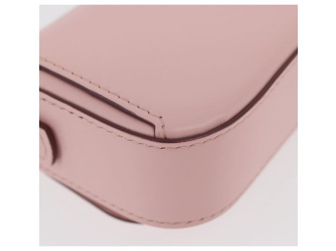 Borsa a spalla a catena Cartier in pelle rosa e oro Auth 167176SM D'oro - vista 12