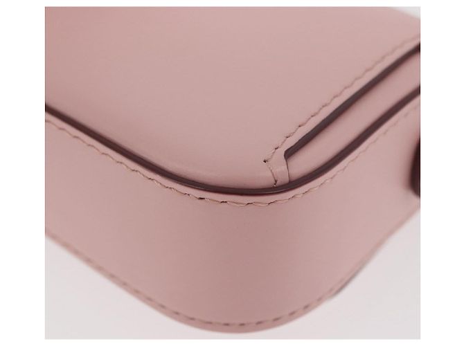 Borsa a spalla a catena Cartier in pelle rosa e oro Auth 167176SM D'oro - vista 13