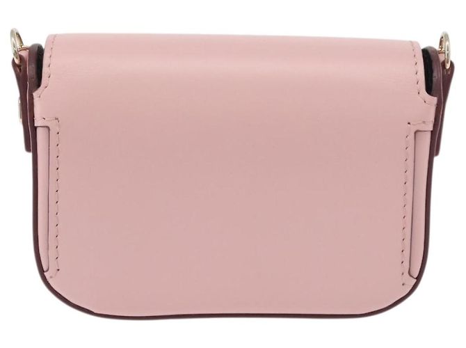 Borsa a spalla a catena Cartier in pelle rosa e oro Auth 167176SM D'oro - vista 3