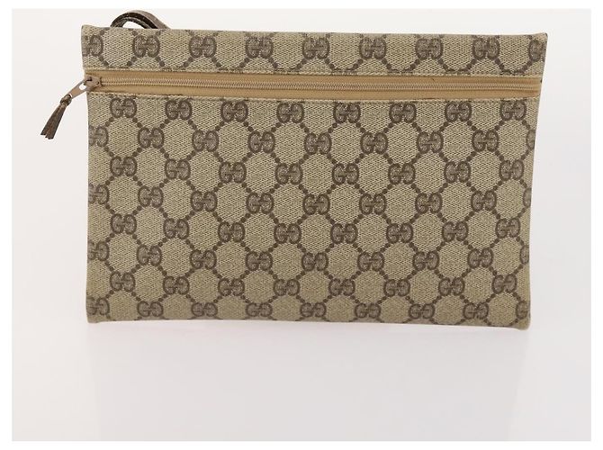 LOUIS VUITTON Borsa Saint Laurent Celine Hermes Gucci PVC 7 Set Beige Auth 155795 Marrone Rosso Monogramma - vista 14
