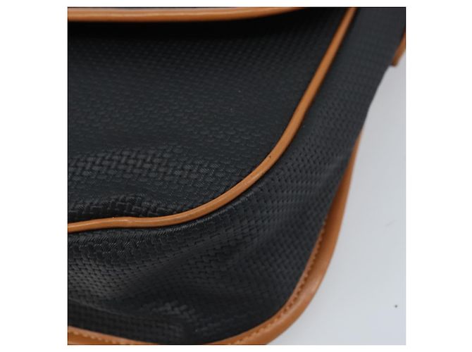 SAINT LAURENT Shoulder Bag Leather Black Gold Auth 166787 Golden - view 11