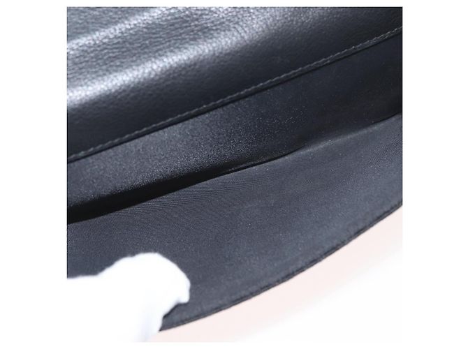 Christian Dior Trotter Canvas Lange Geldbörse Schwarz Silber Auth YKZ413A - Ansicht 19