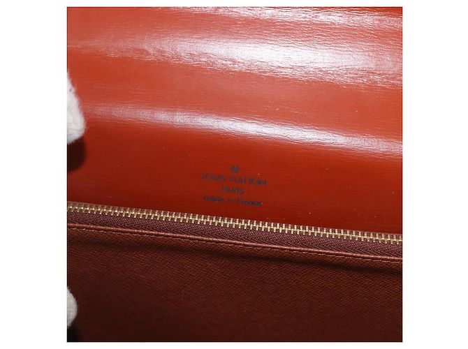 LOUIS VUITTON Borsa a Mano Epi Concorde Marrone M52133 LV Auth ka3633 - vista 16