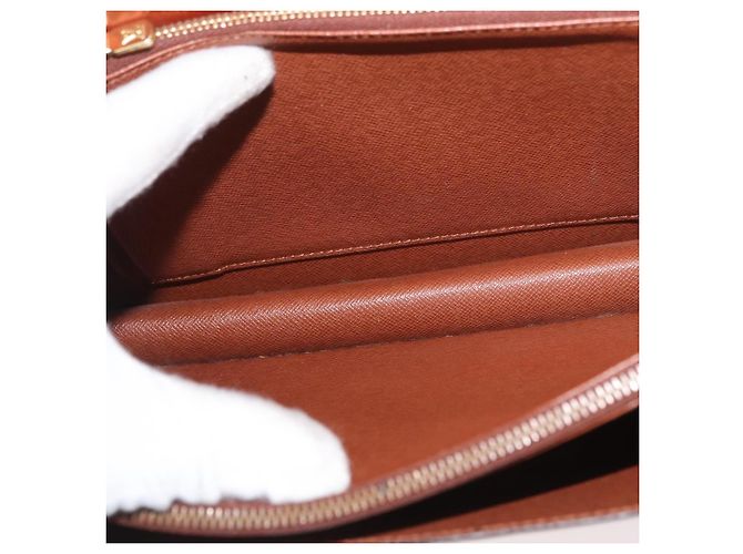 LOUIS VUITTON Borsa a Mano Epi Concorde Marrone M52133 LV Auth ka3633 - vista 17