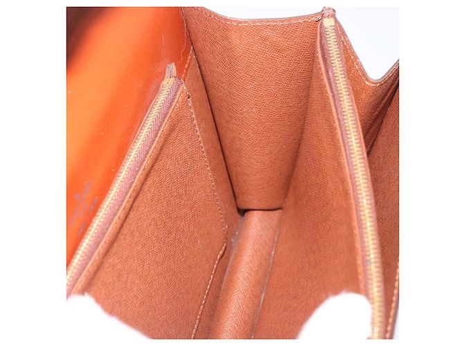 LOUIS VUITTON Borsa a Mano Epi Concorde Marrone M52133 LV Auth ka3633 - vista 18