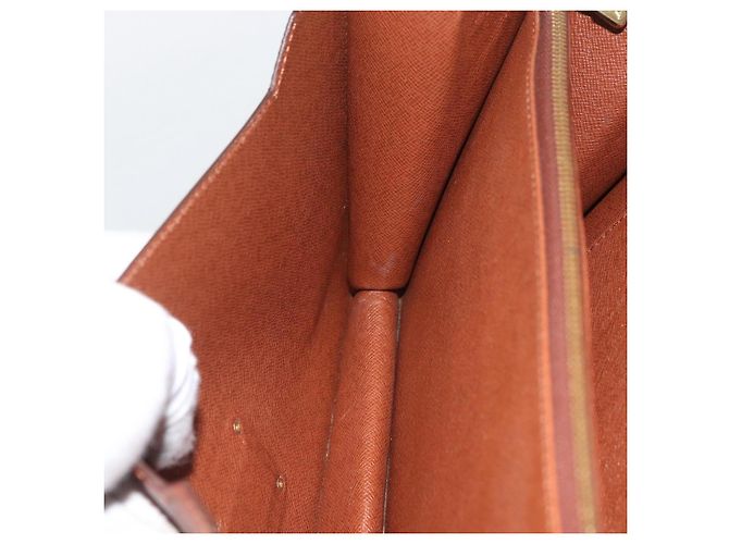 LOUIS VUITTON Borsa a Mano Epi Concorde Marrone M52133 LV Auth ka3633 - vista 21