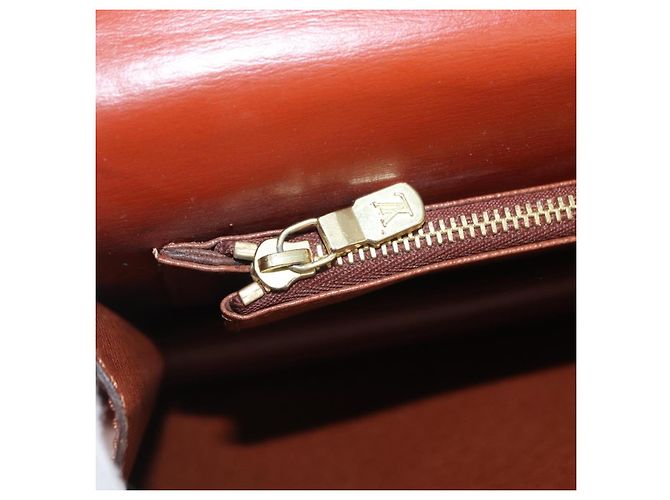 LOUIS VUITTON Borsa a Mano Epi Concorde Marrone M52133 LV Auth ka3633 - vista 23