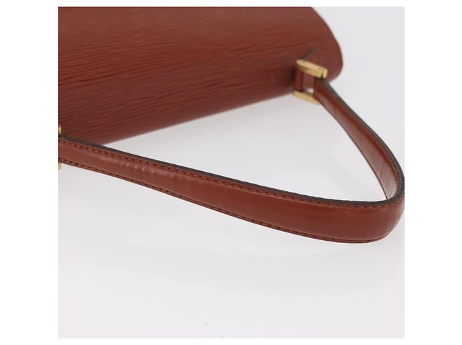 LOUIS VUITTON Borsa a Mano Epi Concorde Marrone M52133 LV Auth ka3633 - vista 7