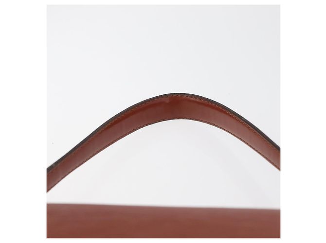 LOUIS VUITTON Borsa a Mano Epi Concorde Marrone M52133 LV Auth ka3633 - vista 8