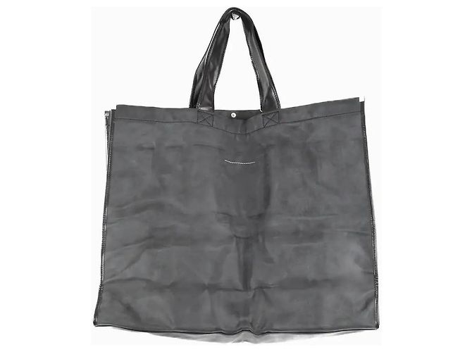 Maison Martin Margiela Borsa tote nera Nero - vista 3