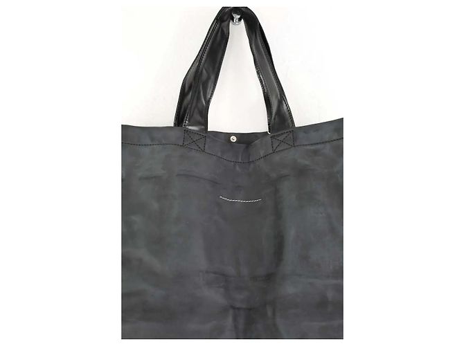 Maison Martin Margiela Borsa tote nera Nero - vista 4