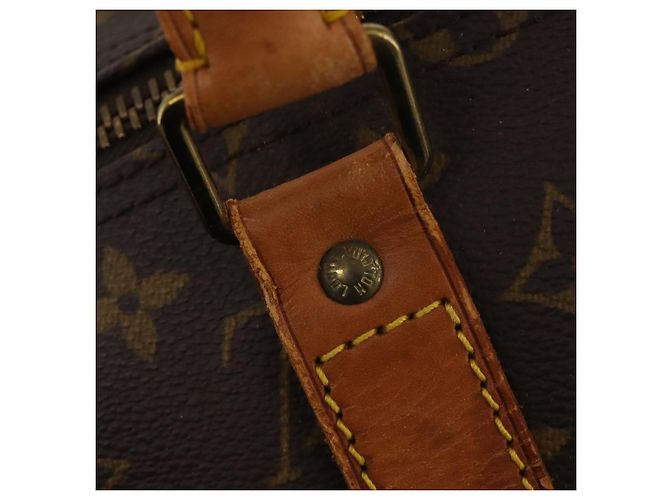 LOUIS VUITTON Borsa Boston Monogram Keepall 55 M41424 LV Auth am10942 Monogramma - vista 15