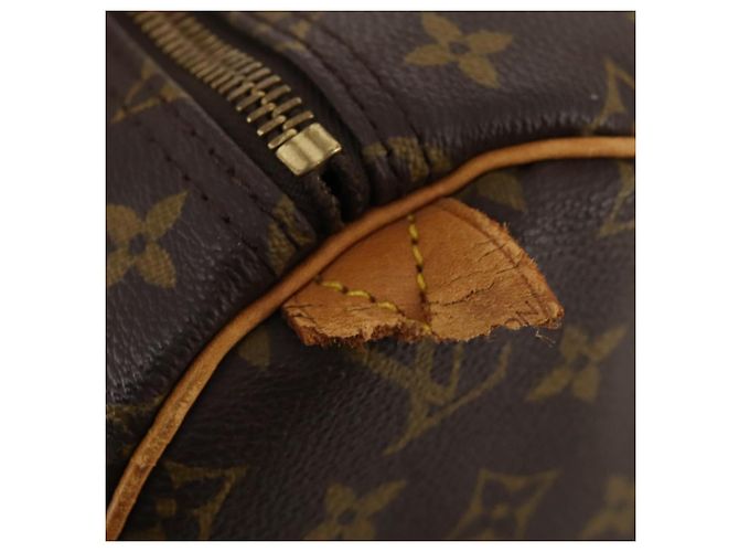LOUIS VUITTON Borsa Boston Monogram Keepall 55 M41424 LV Auth am10942 Monogramma - vista 16