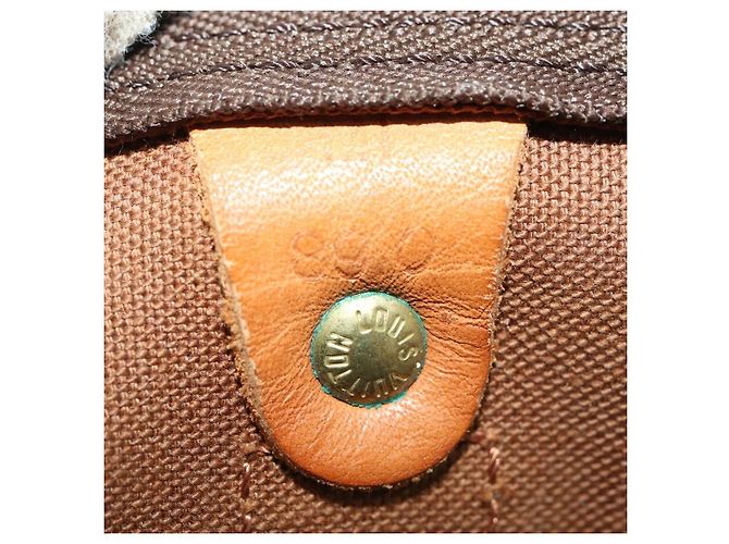 LOUIS VUITTON Borsa Boston Monogram Keepall 55 M41424 LV Auth am10942 Monogramma - vista 22