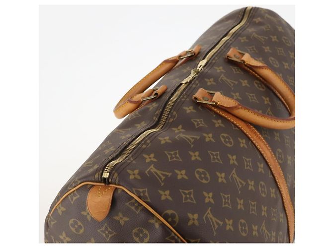 LOUIS VUITTON Borsa Boston Monogram Keepall 55 M41424 LV Auth am10942 Monogramma - vista 6