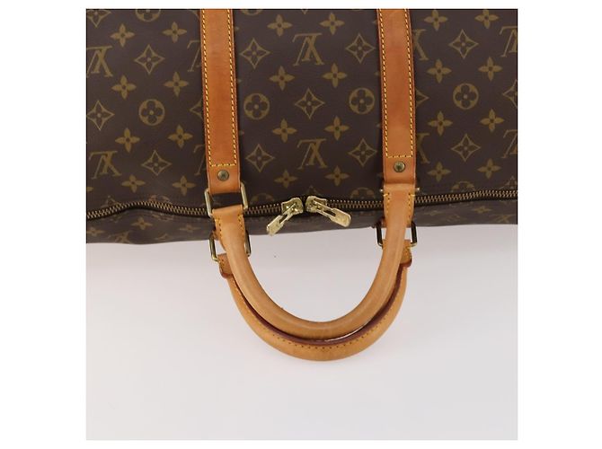 LOUIS VUITTON Borsa Boston Monogram Keepall 55 M41424 LV Auth am10942 Monogramma - vista 7