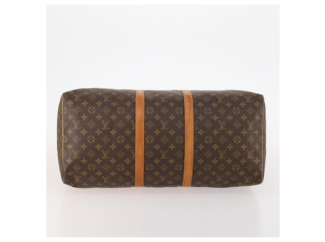 LOUIS VUITTON Borsa Boston Monogram Keepall 55 M41424 LV Auth am10942 Monogramma - vista 9