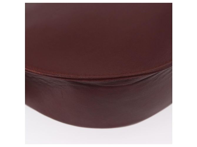 CARTIER Must Line Borsa a Spalla Pelle Bordeaux Oro Auth 174487 D'oro Bordò - vista 12