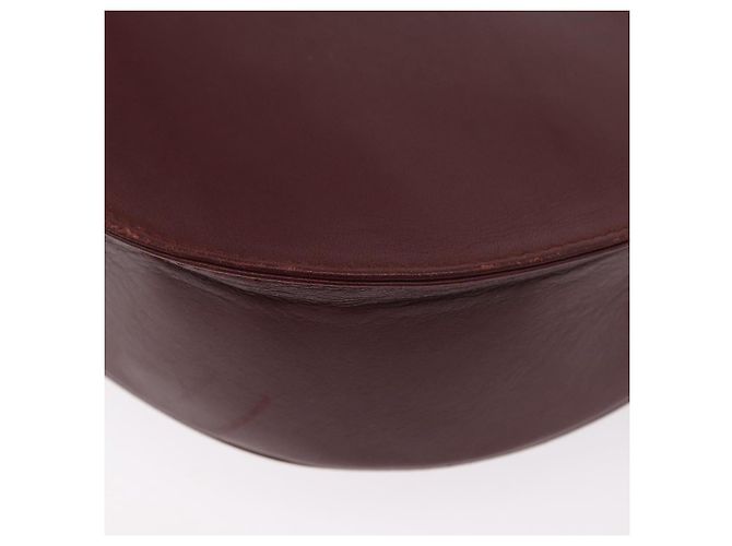 CARTIER Must Line Borsa a Spalla Pelle Bordeaux Oro Auth 174487 D'oro Bordò - vista 13