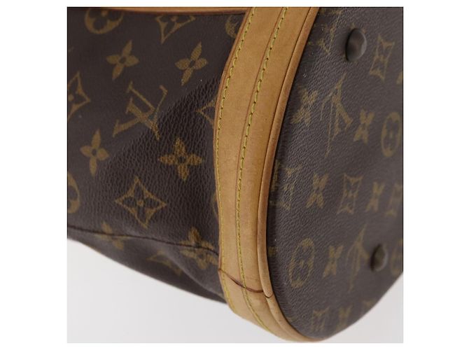 LOUIS VUITTON Borsa a Spalla Monogram Bucket GM M42236 LV Auth ka3643 Monogramma - vista 12