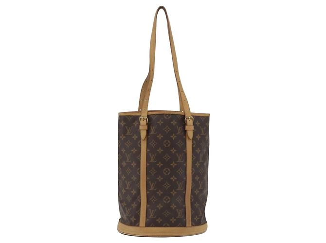 LOUIS VUITTON Borsa a Spalla Monogram Bucket GM M42236 LV Auth ka3643 Monogramma - vista 2