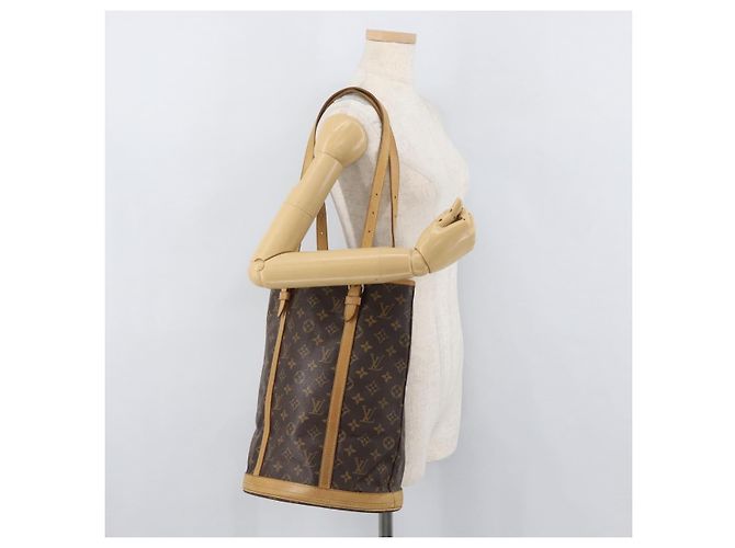 LOUIS VUITTON Borsa a Spalla Monogram Bucket GM M42236 LV Auth ka3643 Monogramma - vista 21