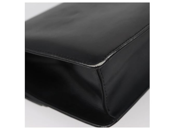 Bolsa de Ombro de Couro Preta e Dourada GUCCI 004 406 0105 Auth YKZ363 Preto Dourado - vista 10