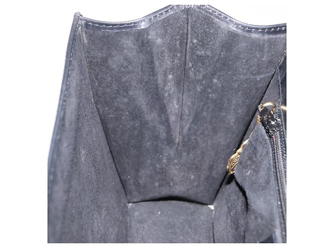 Bolsa de Ombro de Couro Preta e Dourada GUCCI 004 406 0105 Auth YKZ363 Preto Dourado - vista 17
